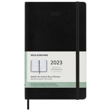 Ежедневник Moleskine CLASSIC WKLY А6 датированный 72 л в линейку черный