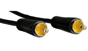 Кабель HAMA 00122155 RCA(m)-RCA(m) 5m 3зв позолоченные контакты черный