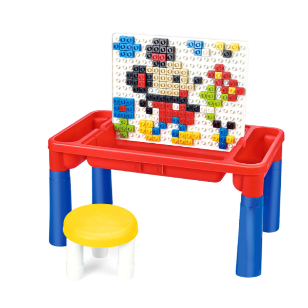 Конструктор Pituso Стол для игры с конструктором + конструктор 6890403 деталей - 164 шт.