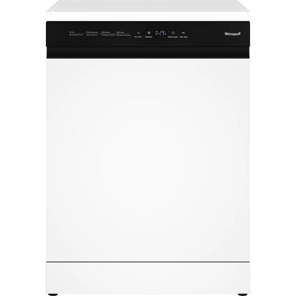 Посудомоечная машина Weissgauff DW 6038 W Inverter полноразмерная, белый