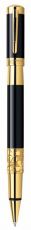 Ручка роллер WATERMAN Elegance (S0898650) Black GT (F) чернила: черный латунь позолота 24К